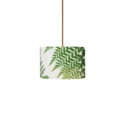 Suspension*Ebb and Flow Abat-jour, Fern leaves graphic, , Ø17,5cm, H12cm - vert