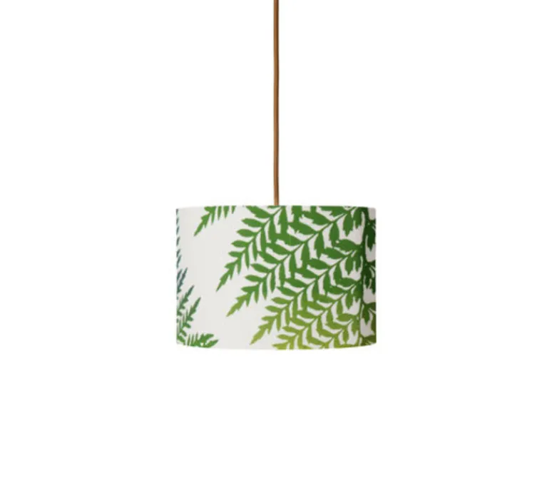 Suspension*Ebb and Flow Abat-jour, Fern leaves graphic, , Ø17,5cm, H12cm - vert