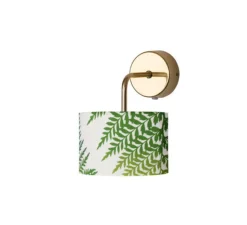 Suspension*Ebb and Flow Abat-jour, Fern leaves graphic, , Ø17,5cm, H12cm - vert