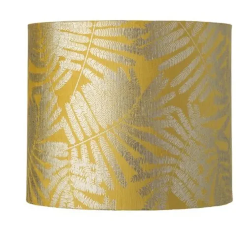 Abat-jour, Fern leaves wild, jaune, Ø35cm, H30cm - Ebb and Flow
