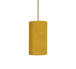 Suspension*Ebb and Flow Abat-jour, Rosyta, , Ø11,5cm, H22cm - jaune