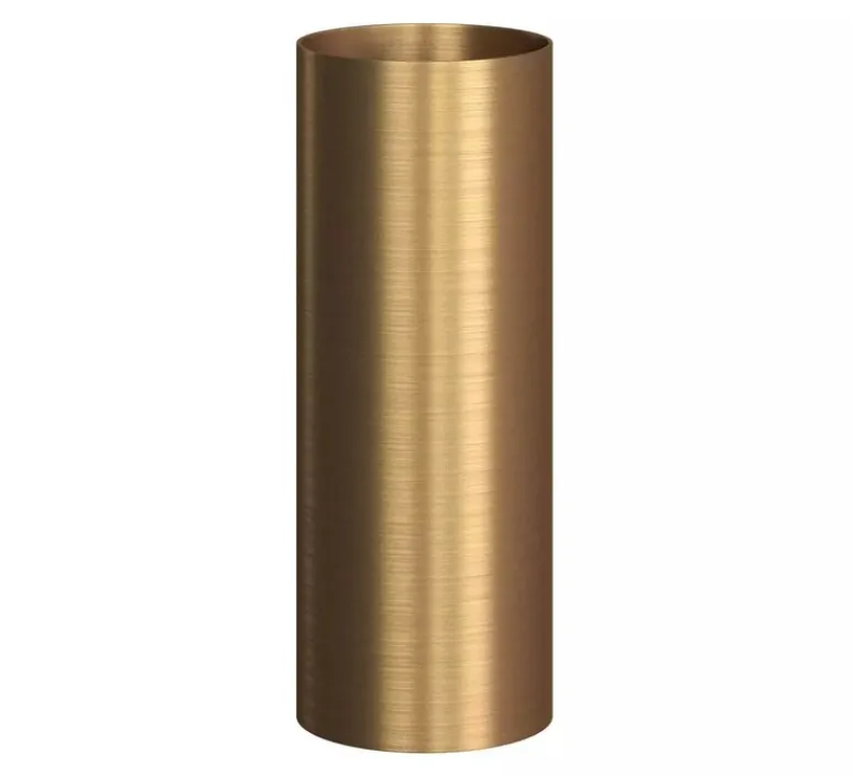 Accessoires*Creative Cables Abat-jour seul, Tub-E14 avec douille à double bague, , L6cm, H15,3cm - bronze satiné
