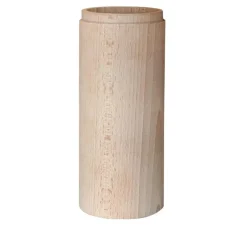 Accessoires*Creative Cables Abat-jour seul, Tub-E27 avec douille à double bague, bois de hêtre, L8,6cm, H20cm - bois clair