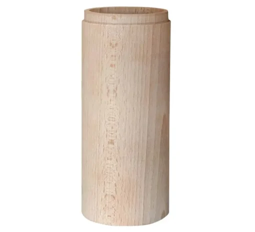 Accessoires*Creative Cables Abat-jour seul, Tub-E27 avec douille à double bague, bois de hêtre, L8,6cm, H20cm - bois clair