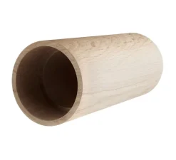 Accessoires*Creative Cables Abat-jour seul, Tub-E27 avec douille à double bague, bois de hêtre, L8,6cm, H20cm - bois clair