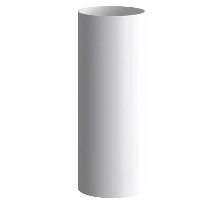 Accessoires*Creative Cables Abat-jour seul, Tub-E14 avec douille à double bague, , L6cm, H15,3cm - blanc mat