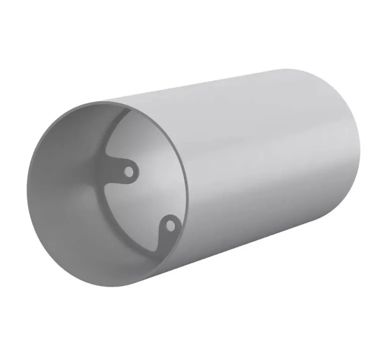 Accessoires*Creative Cables Abat-jour seul, Tub-E14 avec douille à double bague, , L6cm, H15,3cm - blanc mat