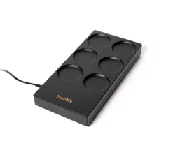 Accesoires, Plateau de recharge sans fil pour six lampes, Noir, L37cm, H4,7cm - Humble