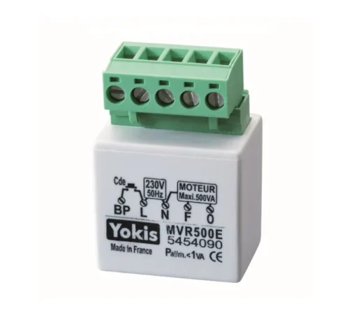Accessoire, V5 Filaire, Simple, Micromodule volet roulant encastré x1, L4,5cm, H2,5cm - Yokis