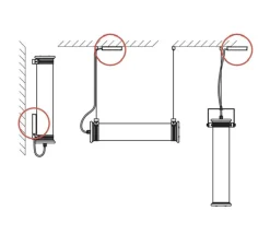 Accessoires, In The Tube, boîtier de connexion, argent, L12cm, H2,3cm - DCW éditions Paris