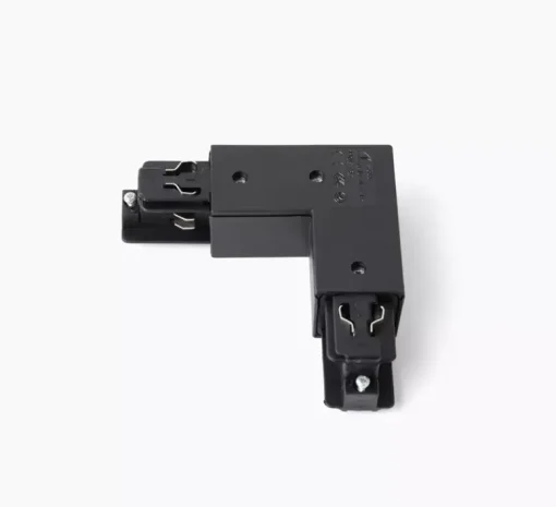 Accessoires*Faro Architectural Accessoires, joint intermédiaire en L, droite, pour rail DALI, noir, L16,5cm, H9,6cm - Faro