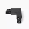 Accessoires*Faro Architectural Accessoires, joint intermédiaire en L, gauche, pour rail, noir, L9,5cm, H8,8cm - Faro