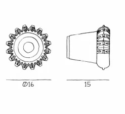 Accessoires*Design by us Accessoires, New Wave Eyeball XL, , Ø16cm, H15cm - transparent, noir