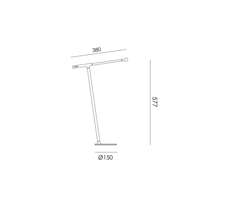 Accessoires, One Fixation bureau, blanc, L38cm, H57,7cm - Tonone