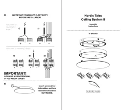 Accessoires, rosace pour 5 luminaires, laiton massif, Ø15cm, H1,7cm - Nordic Tales