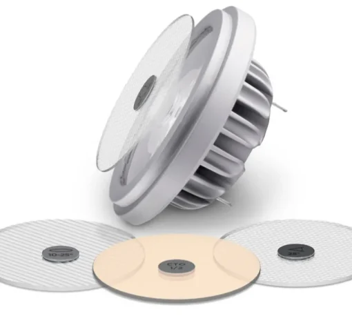 Accessoires, Snap 60°, écarteur de faisceaux, pour GU10 et GU5.3, transparent, Ø5cm, H0,2cm - Soraa