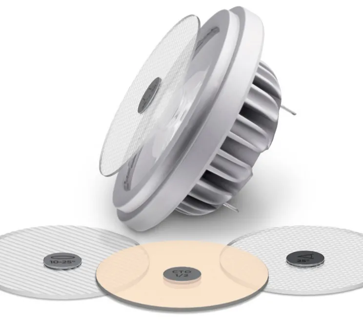 Accessoires, Snap 60°, écarteur de faisceaux, pour GU10 et GU5.3, transparent, Ø5cm, H0,2cm - Soraa