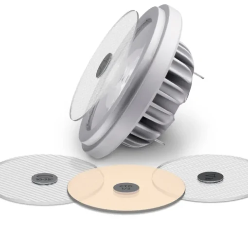 Accessoires, Snap 36°, écarteur de faisceaux, pour GU10 et GU5.3, transparent, Ø5cm, H0,2cm - Soraa