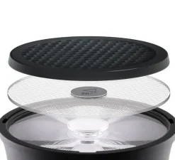 Accessoires, Snap, Nid d'abeille, anti-éblouissement, pour GU10 et GU5.5, noir, Ø5,11cm, H0,9cm - Soraa