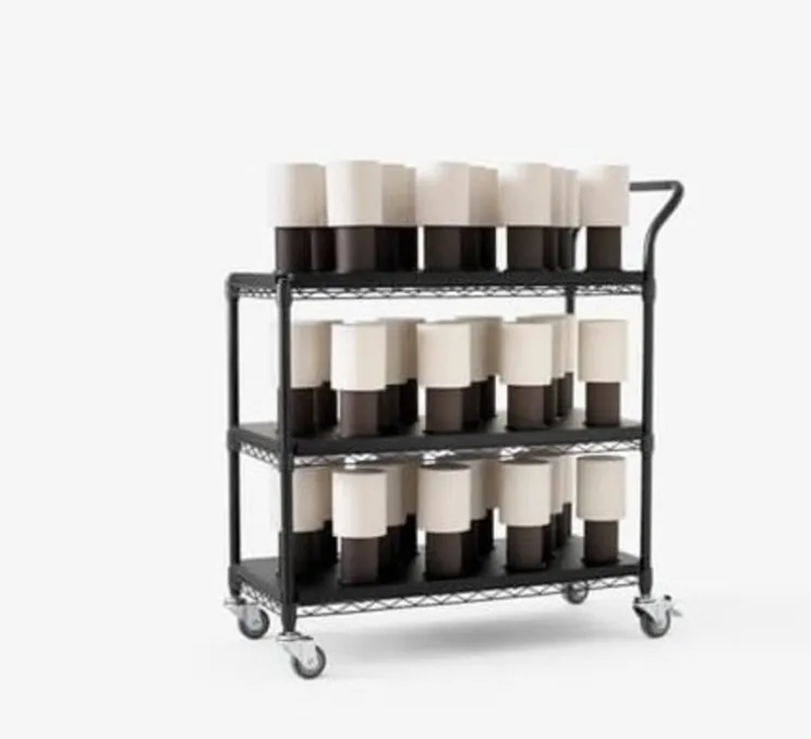 Accessoires, Trolley, Chariot seul, Manhattan SC52/Como SC53/Caret MF1, noir, L99cm, H109cm - Andtradition