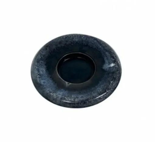 Accessoires*Zafferano Accessoires,socle en céramique, Pina, , Ø24,5cm, H3,3cm - Bleu marine, bleu
