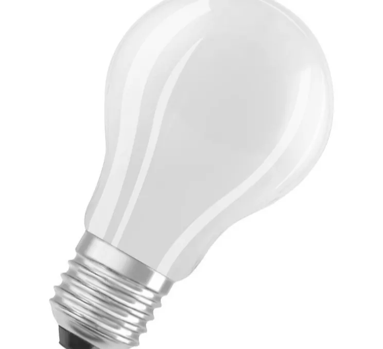 Ampoule, E27, dépolie, LED, 7W, 2700K, 806lm, dimmable, Ø6cm, H10,6cm - Osram
