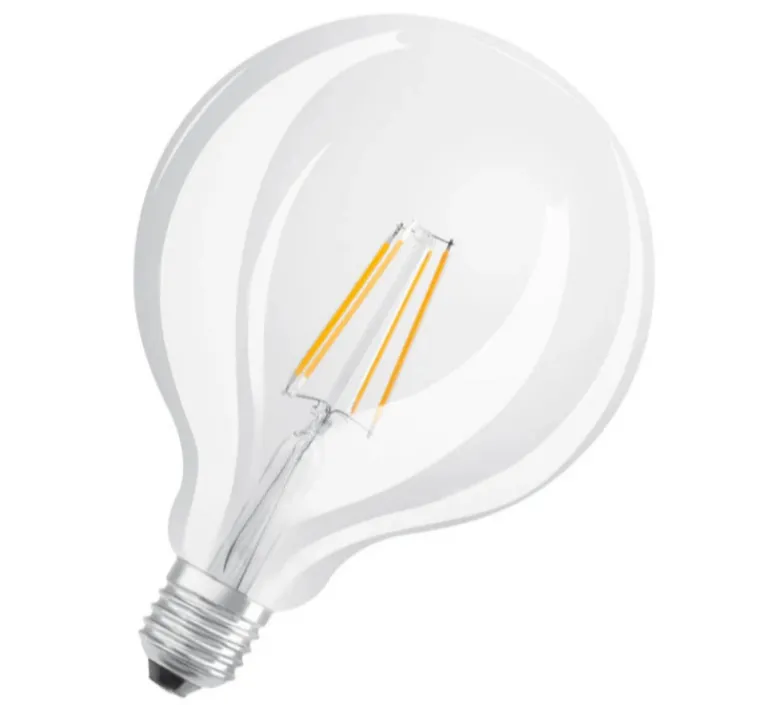 Ampoule*Osram Ampoule, E27, filament, Globe, LED, 4W, 2700K, 470lm, Ø12,5cm, H17,8cm - transparent