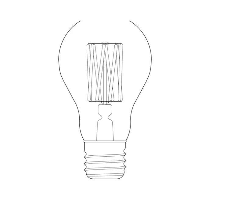 Ampoule, E27, Globe, Transparent, dimmable, LED, 2500K, 480lm, Ø6cm, H10,8cm - Tala