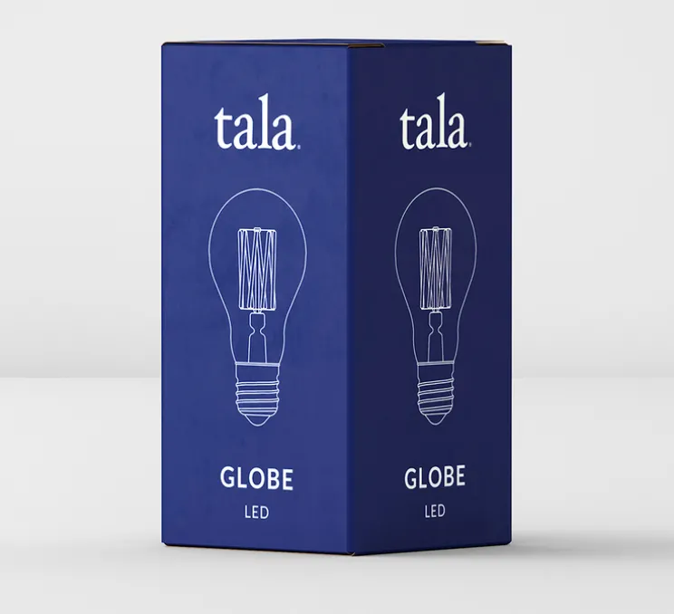 Ampoule, E27, Globe, Transparent, dimmable, LED, 2500K, 480lm, Ø6cm, H10,8cm - Tala