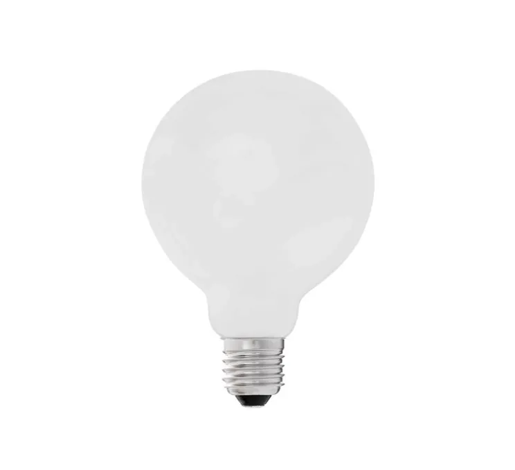 Ampoule, E27, LED, 900Lm, 2700K, opalin, dimmable, Ø9.5cm, H12cm, 8w - Faro