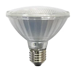 Ampoule E27, PAR30, non variable, transparent, LED, 3000K, 780lm, Ø9,7cm, H9,1cm - Marino Cristal