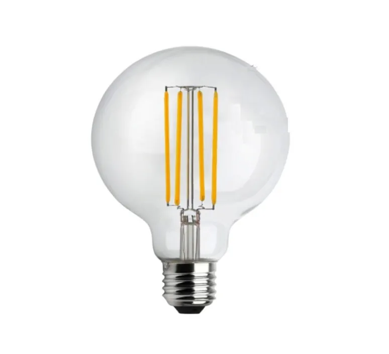 Ampoule*Zangra Ampoule filament, E27, LED, 4W, 2700K, 500lm, dimmable, H13,5cm, Ø12,5cm - transparent