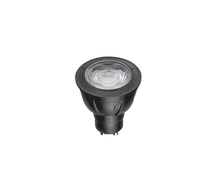 Ampoule, GU10, LED, 7W, 360 lm, 2700 K, dimmable, 45°, Noir, Ø5cm, H6cm - WEVER & DUCRE