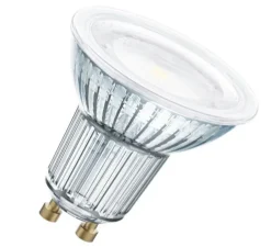 Ampoule, GU10, PAR16 120°, transparent, LED, dimmable, 7,9W, 4000K, 650lm, Ø5cm, H5,2cm - Osram