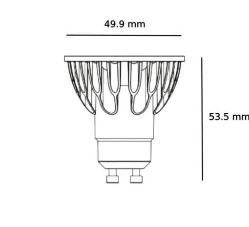 Ampoule LED, Brilliant MR16 - GU10, 36°, argent, dim, 2700K, 650 lm, CRI >90, 7,5W, Ø4,99cm, H5,35cm - Soraa