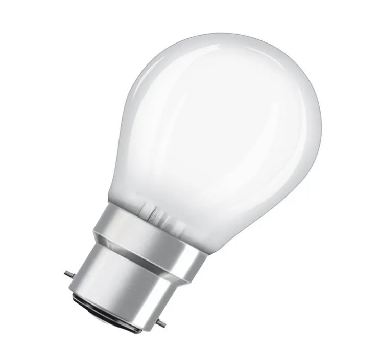 Ampoule LED, B22,Star Classic P 60, dépolie, 2700K, 470 lm, Ø4,5cm, H7,6cm - Osram