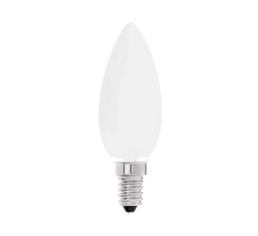 Ampoule LED, E14 candle, verre mat, 2700K, 450Lm, 4W, H10cm, Ø3,5cm - Faro