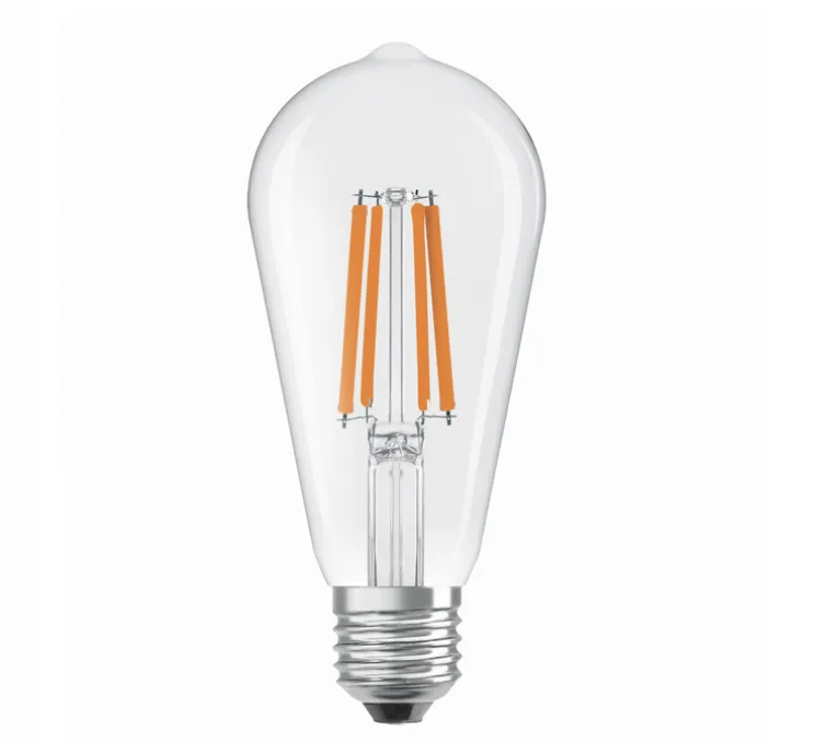 Ampoule LED, E27, Classic Edison 40 class A, transparent, 2700K, 470 lm, Ø6,4cm, H14,3cm - Osram