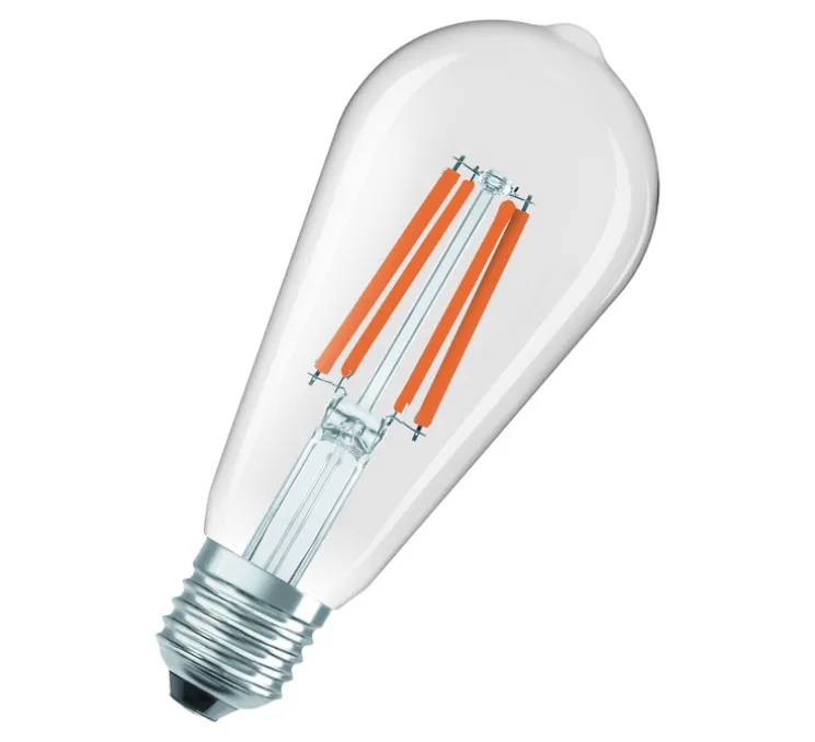 Ampoule LED, E27, Classic Edison 40 class A, transparent, 2700K, 470 lm, Ø6,4cm, H14,3cm - Osram