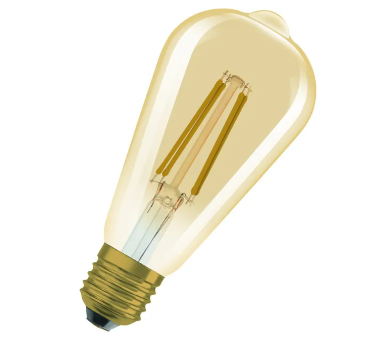 Ampoule LED, E27, Edison 60, or, dim, 2400K, 806 lm, Ø6,4cm, H14,3cm - Osram