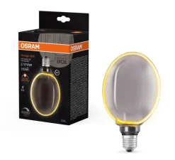Ampoule*Osram Ampoule LED, E27, Edition 1906 Globe 130, , dim, 1800K, 220 lm, Ø13cm, H17,1cm - verre fumé