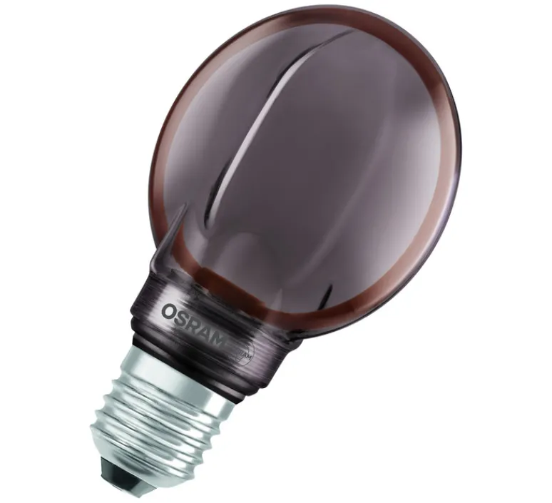 Ampoule*Osram Ampoule LED, E27, Edition 1906 Globe 80, , dim, 1800K, 220 lm, Ø8cm, H12cm - verre fumé
