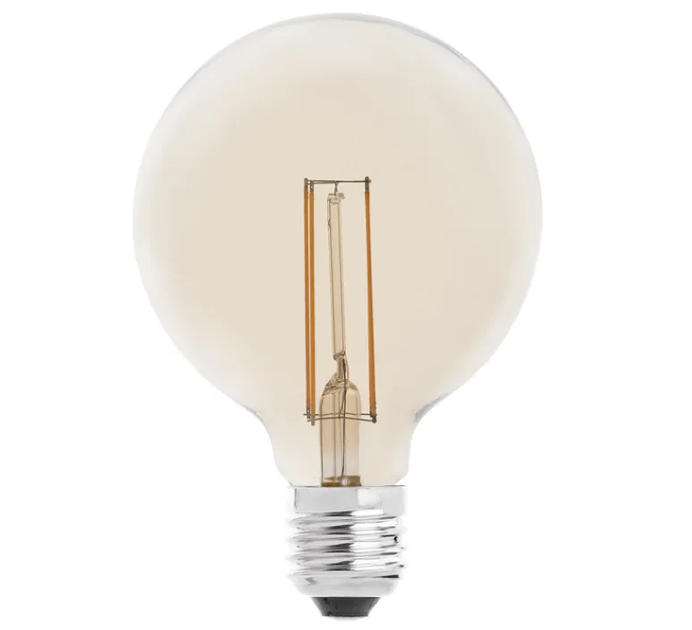 Ampoule*Faro Ampoule LED, E27, Filament Amber, 2200k, 400lm, 4w, Ø9,5cm, H13,8cm - ambre