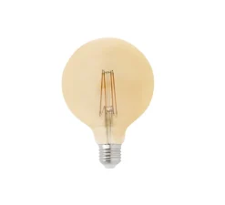 Ampoule LED, E27, Filament, ambre, dimmable, Ø12,5cm, H17,5cm - Faro