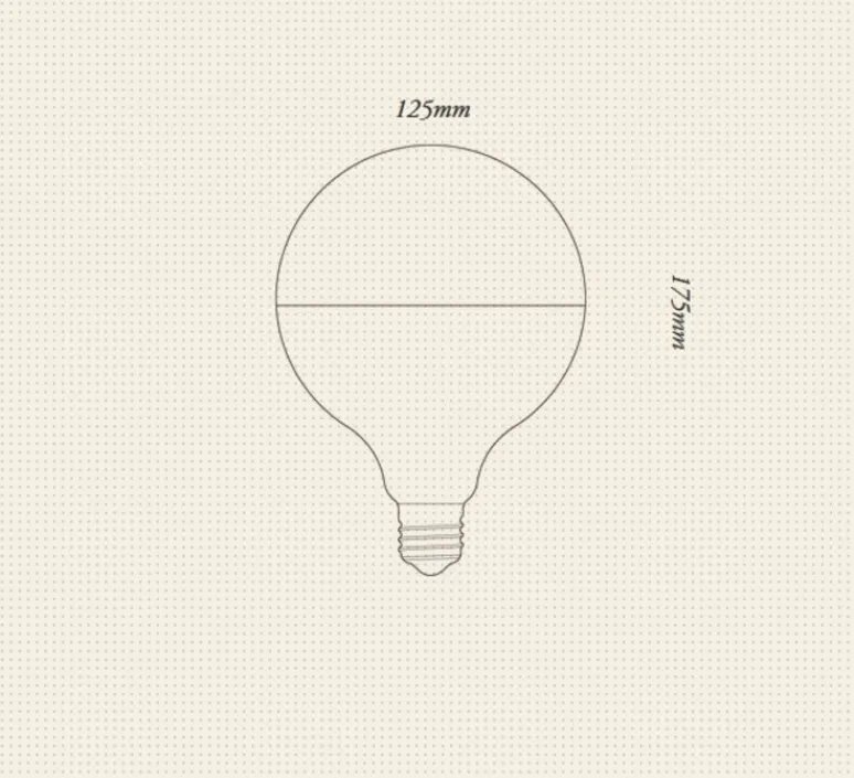 Ampoule*Tala Ampoule LED, E27, 2700k, 450lm, Porcelain III Mirrored, , IP54, L12,5cm, H17,5cm - blanc, mirroir