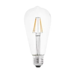 Ampoule LED, E27, Pebetero, 2700k, 470lm, H13,6cm, Ø6,4cm - FARO