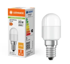 Ampoule LED, E14, Special T26 20, dépolie, 2700K, 200 lm, Ø2,5cm, H5,8cm - Ledvance