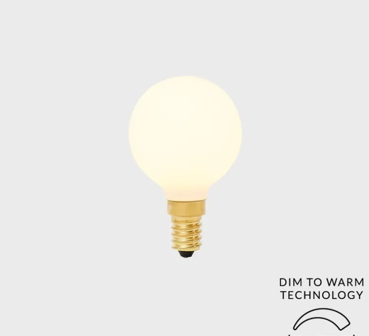 Ampoule LED, E14, Sphere I, 4W, Dim to Warm, Porcelaine, 2000-2800k, 220lm, Ø5cm, H8,2cm - Tala