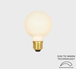 Ampoule*Tala Ampoule LED, E27, Sphere II, 6W, Dim to Warm, 2000-2800K, , 480lm, IP54, Ø7,5cm, H11,2cm - Porcelaine