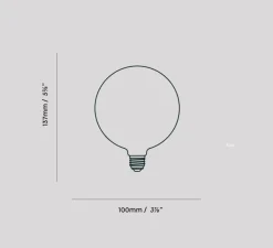 Ampoule*Tala Ampoule LED, E27, Sphere III, 7W, Dim to Warm, 2000-2800K, Porcelaine, IP54, 600lm, Ø10cm, H13,7cm - blanc, opalin